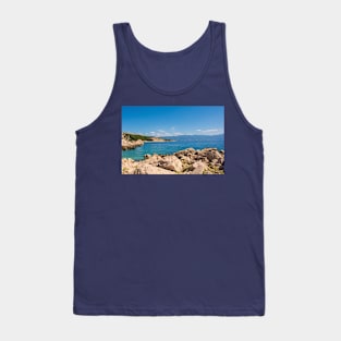 Coast Near Baska on Krk Island, Croatia Tank Top